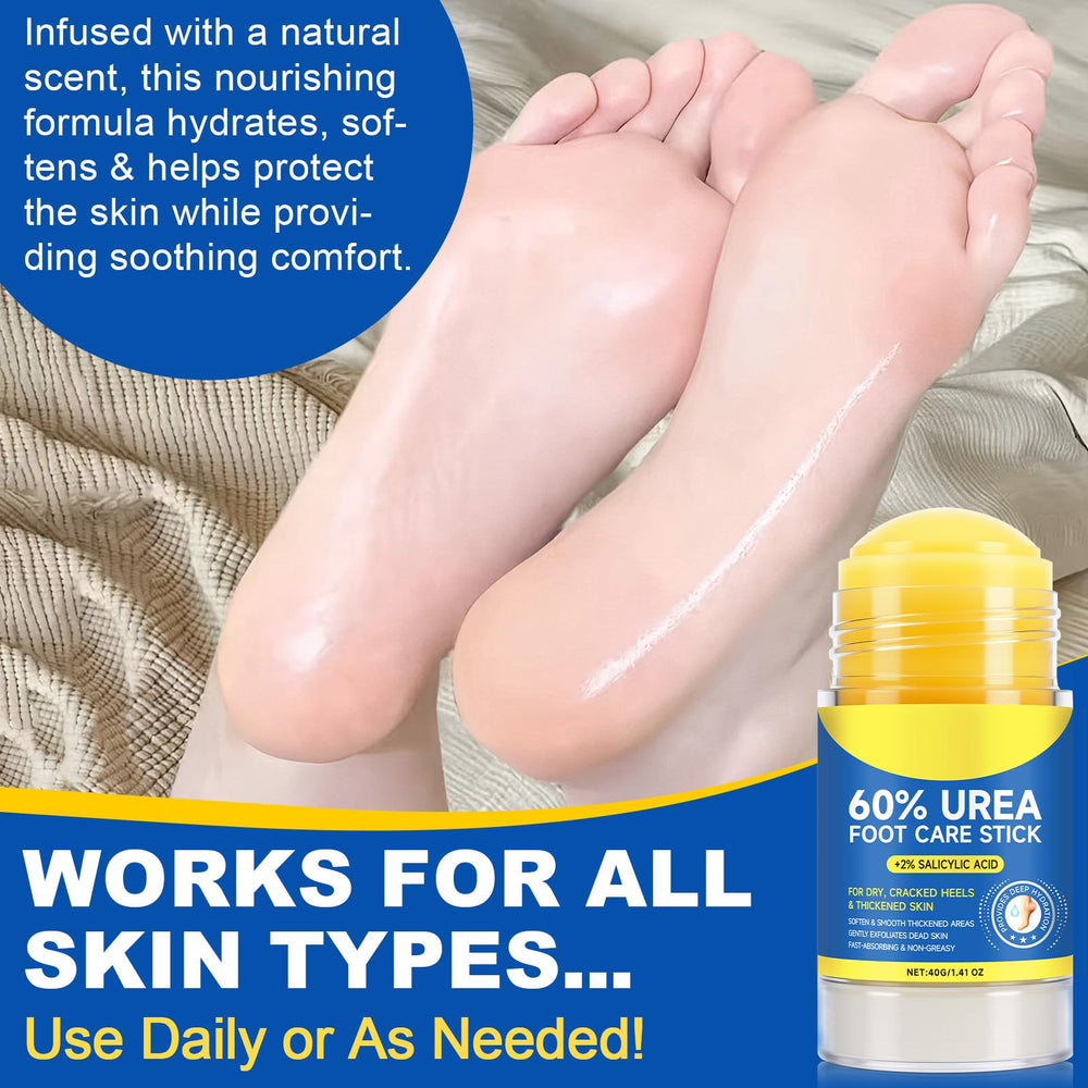 flasture before and after heel photo highlighting smoother softer skin results
