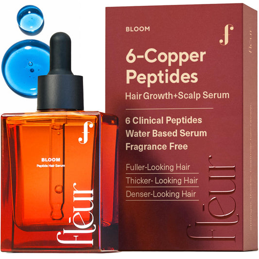 Fléur Bloom front packaging showing clean clinical design and benefit