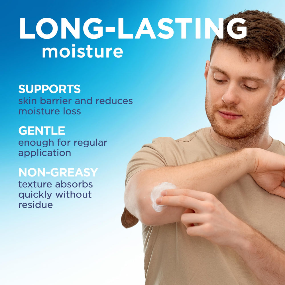Flexitol being applied to an elbow to soften rough skin and reduce flaking benefit