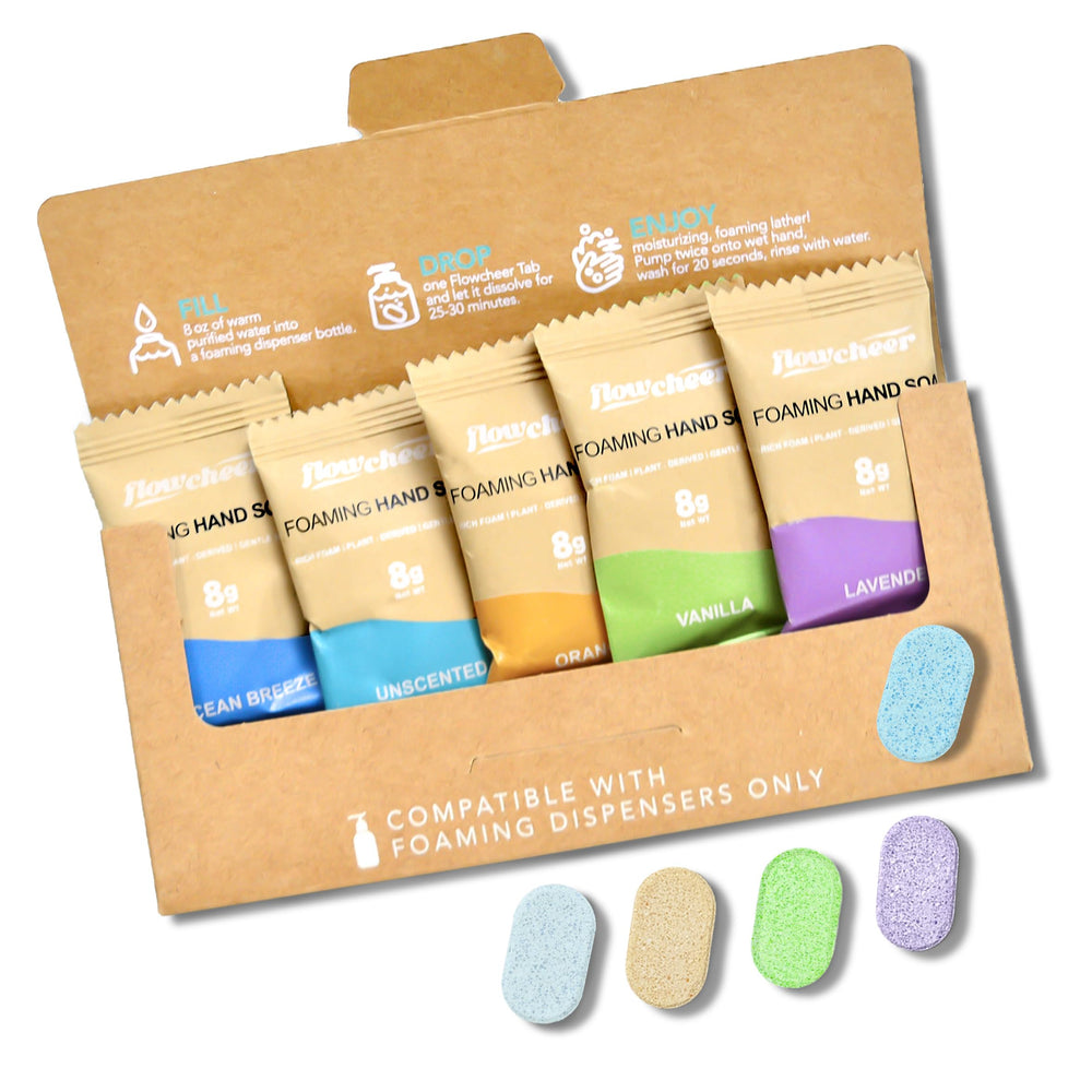 flowcheer scent sample array of five tablets for variety