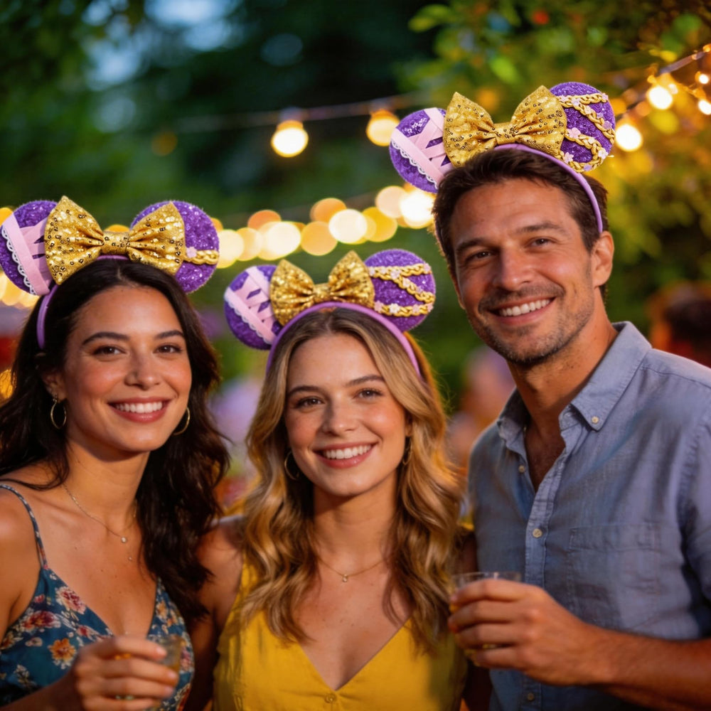 FlowCrest at holiday party lifestyle scene showing festive use benefit: celebration-ready