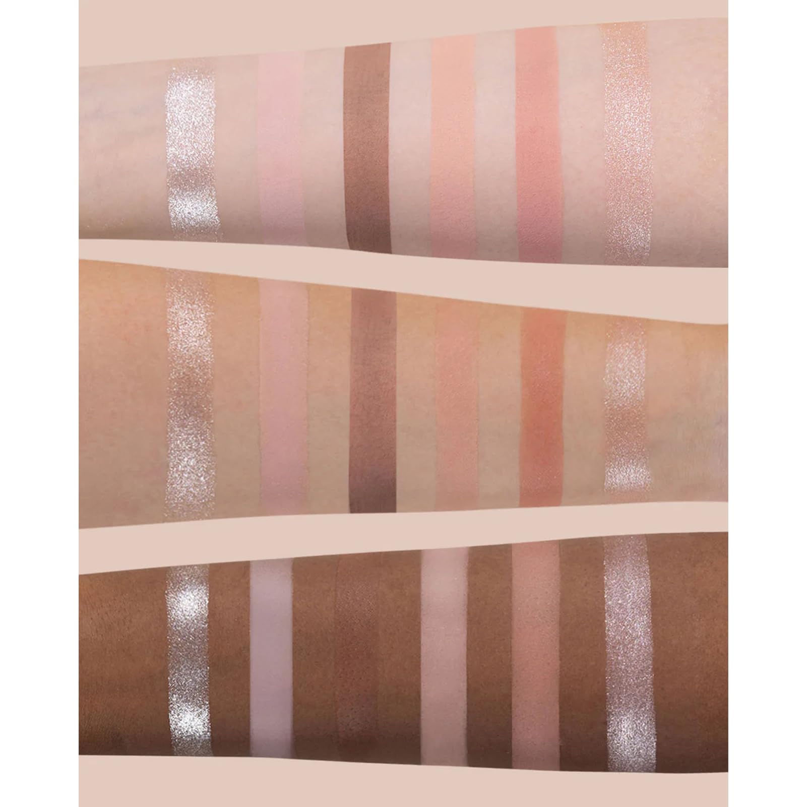 Flower Knows close-up shimmer swatch showing luminous texture for highlights