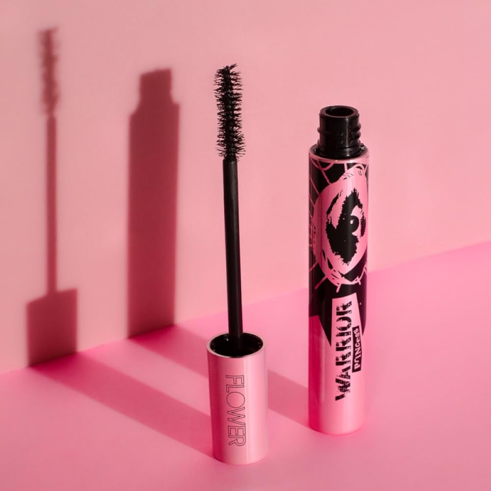 FLOWER Warrior Princess tube next to coin showing compact size and travel-friendly convenience