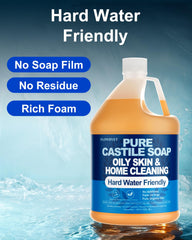 FLOWHYET foam dispensed from a foaming pump demonstrating rich lather