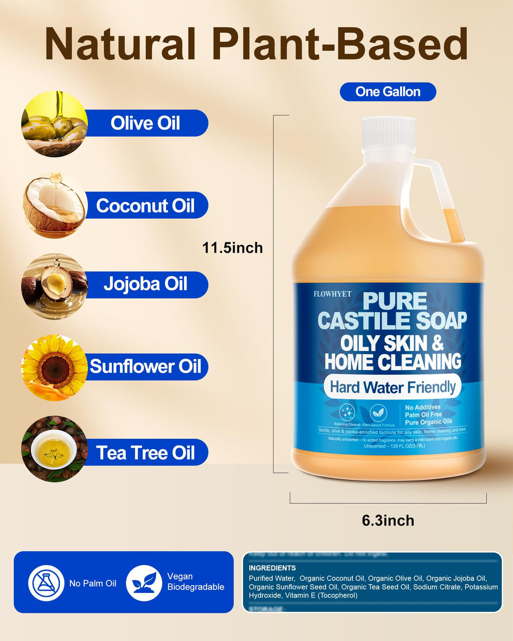 FLOWHYET label close-up highlighting EWG verification and ingredient clarity