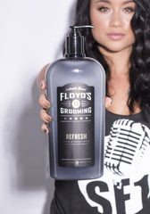 Floyd's 99 conditioner texture close-up showing creamy hydration