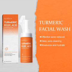 FluMisch kojic acid molecule graphic emphasizing targeted brightening