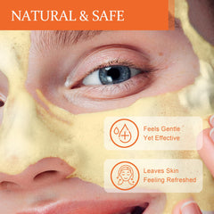 FluMisch turmeric root and powder image highlighting natural brightening