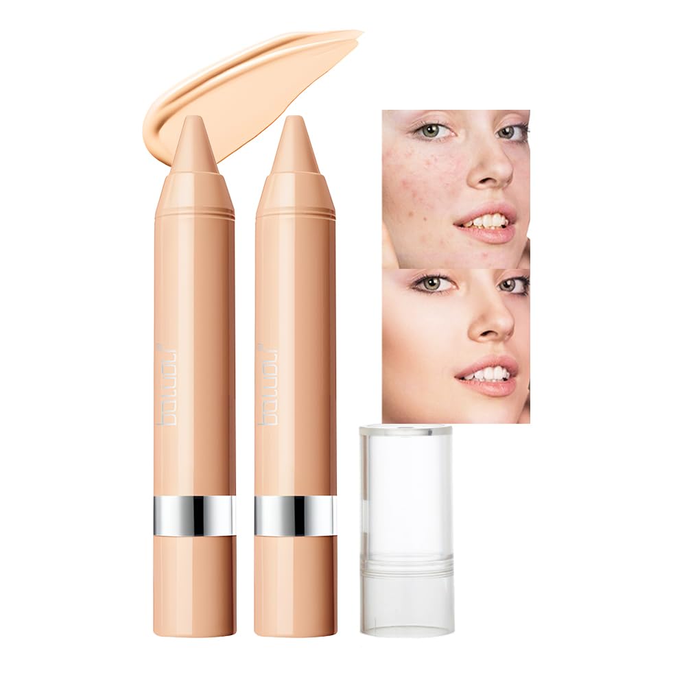 FLYEEO front packaging showing two concealer crayons with clear label and benefits