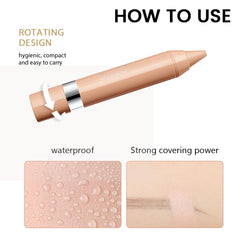 FLYEEO concealer crayons inside a makeup bag ready for quick touch-ups