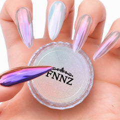 FNNZ jar front view showing Summer Violet chrome and high-gloss finish