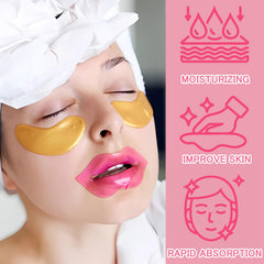 FNOLECY lip mask close-up highlighting gel texture and hydration