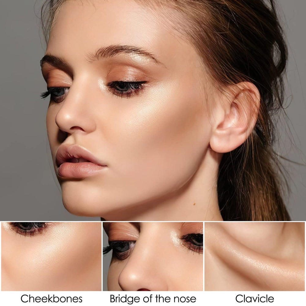 FOCALLURE application on cheek in use demonstrating natural contour