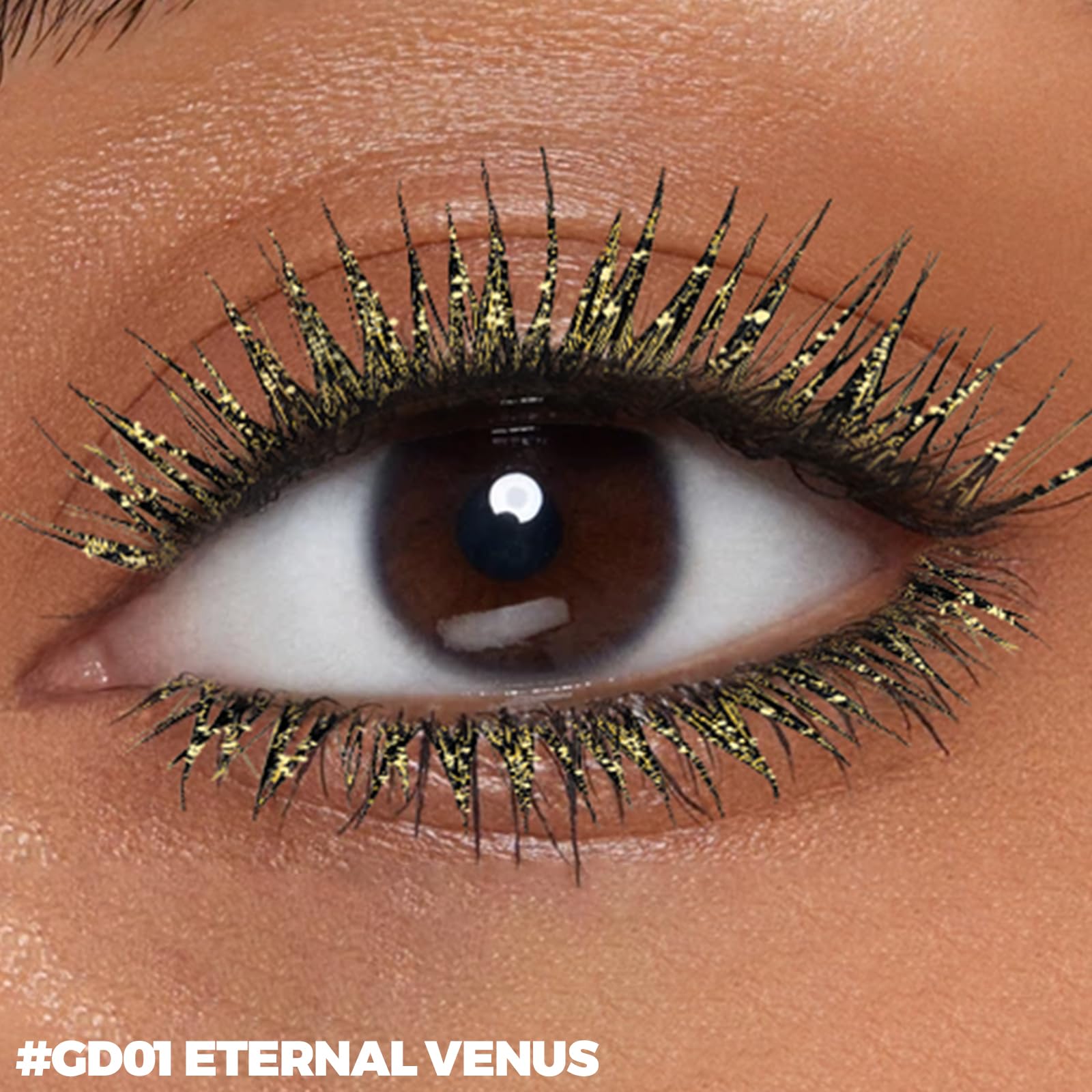 FOCALLURE applicator close-up slim wand for precise glitter placement and even layering