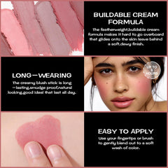 FOCALLURE blending demo with fingertips showing quick on-the-go application benefit
