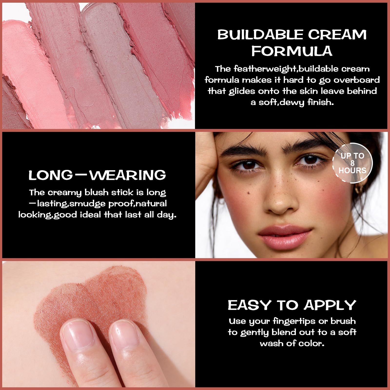 FOCALLURE swatch on arm demonstrating buildable color and natural finish