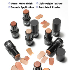 FOCALLURE contour stick creamy texture close-up for smooth blendability