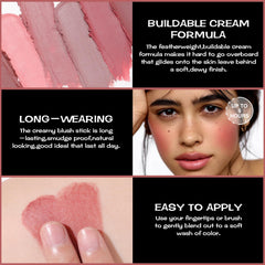 FOCALLURE swatches of Dark Rose on arm demonstrating buildable coverage
