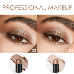 FOCALLURE before and after eye look showing intensified color payoff and long-lasting wear benefit