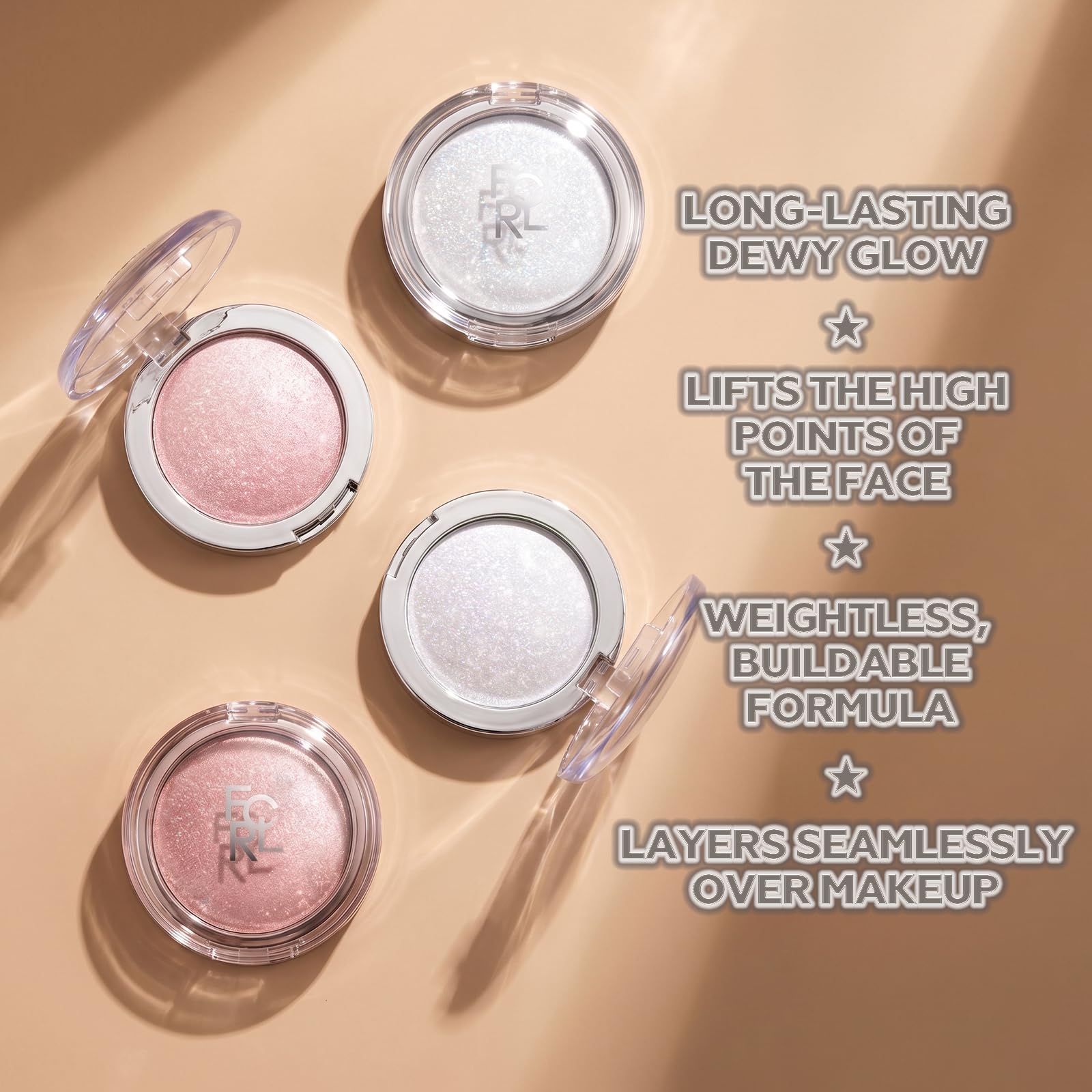 FOCALLURE application with fingertip on cheek showing easy blending and natural finish