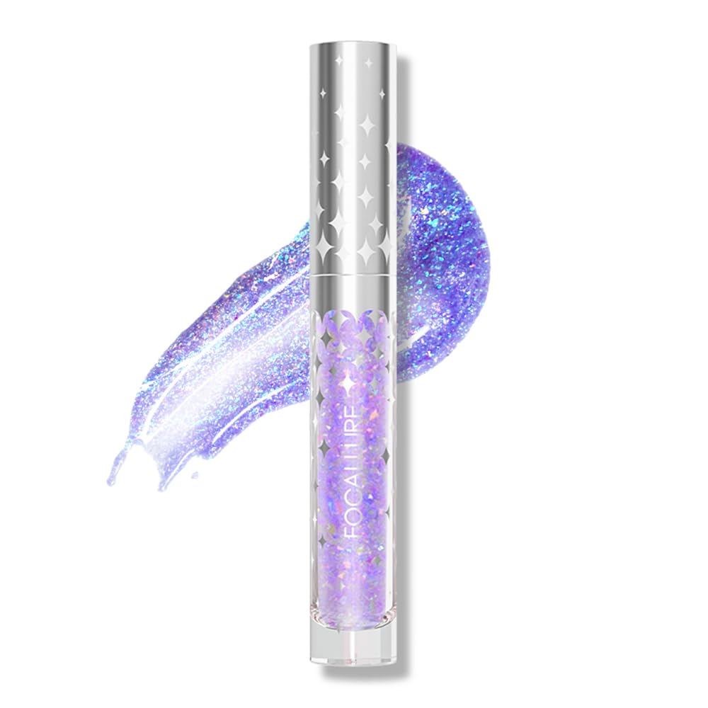 FOCALLURE Glass Slippers front packaging showing shimmer and gloss benefits