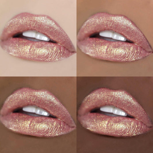 FOCALLURE creamy glitter texture close-up highlighting smooth shimmer finish and comfort