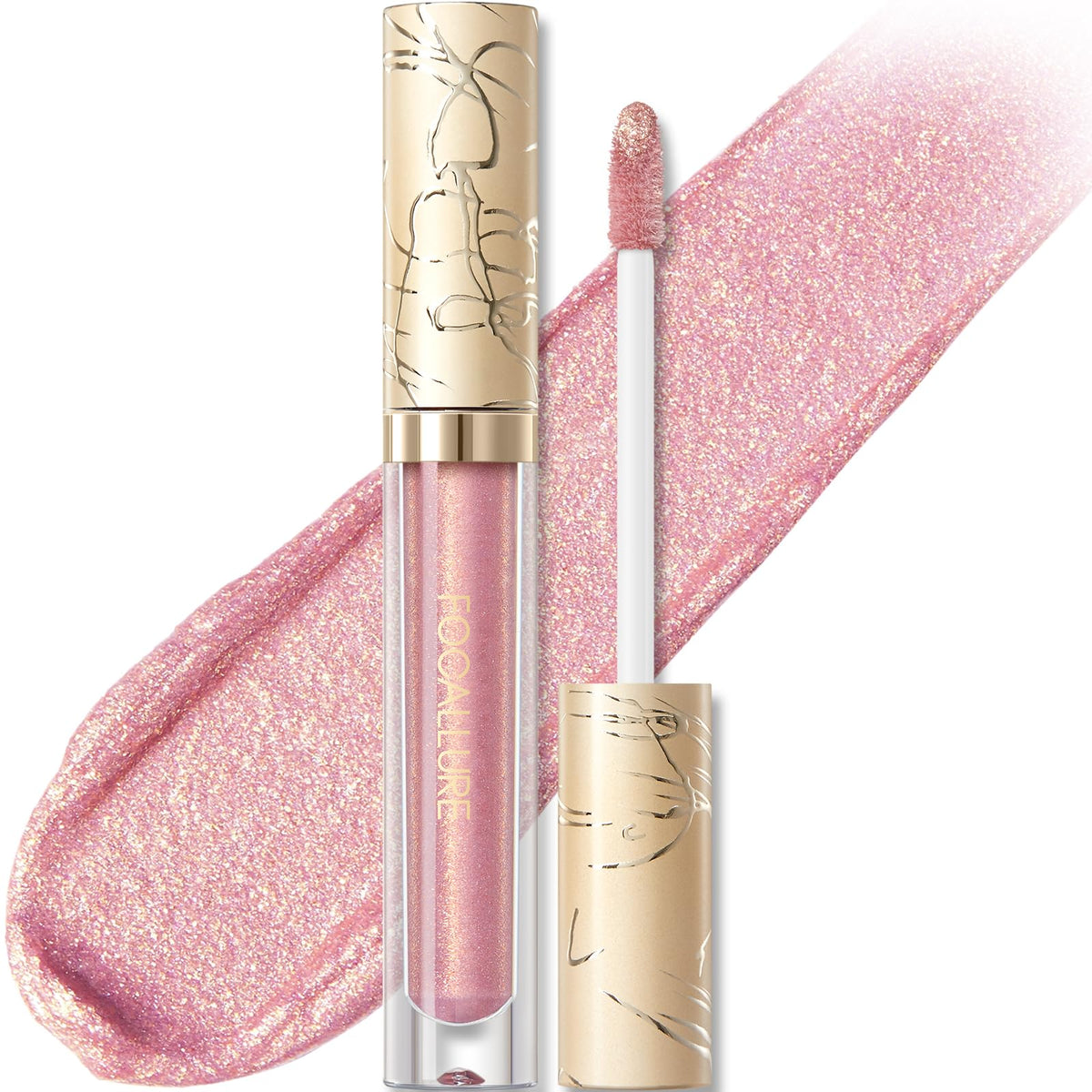 FOCALLURE front packaging showing product name and metallic finish benefits
