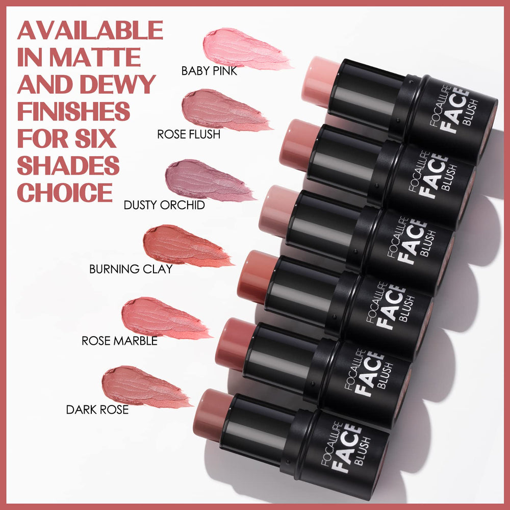 FOCALLURE multi-stick used on lips and eyelids demonstrating color coordination