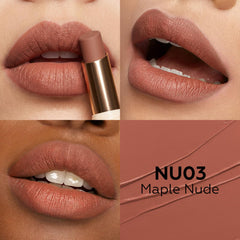 FOCALLURE NU03 swatch on arm demonstrating true pigment payoff