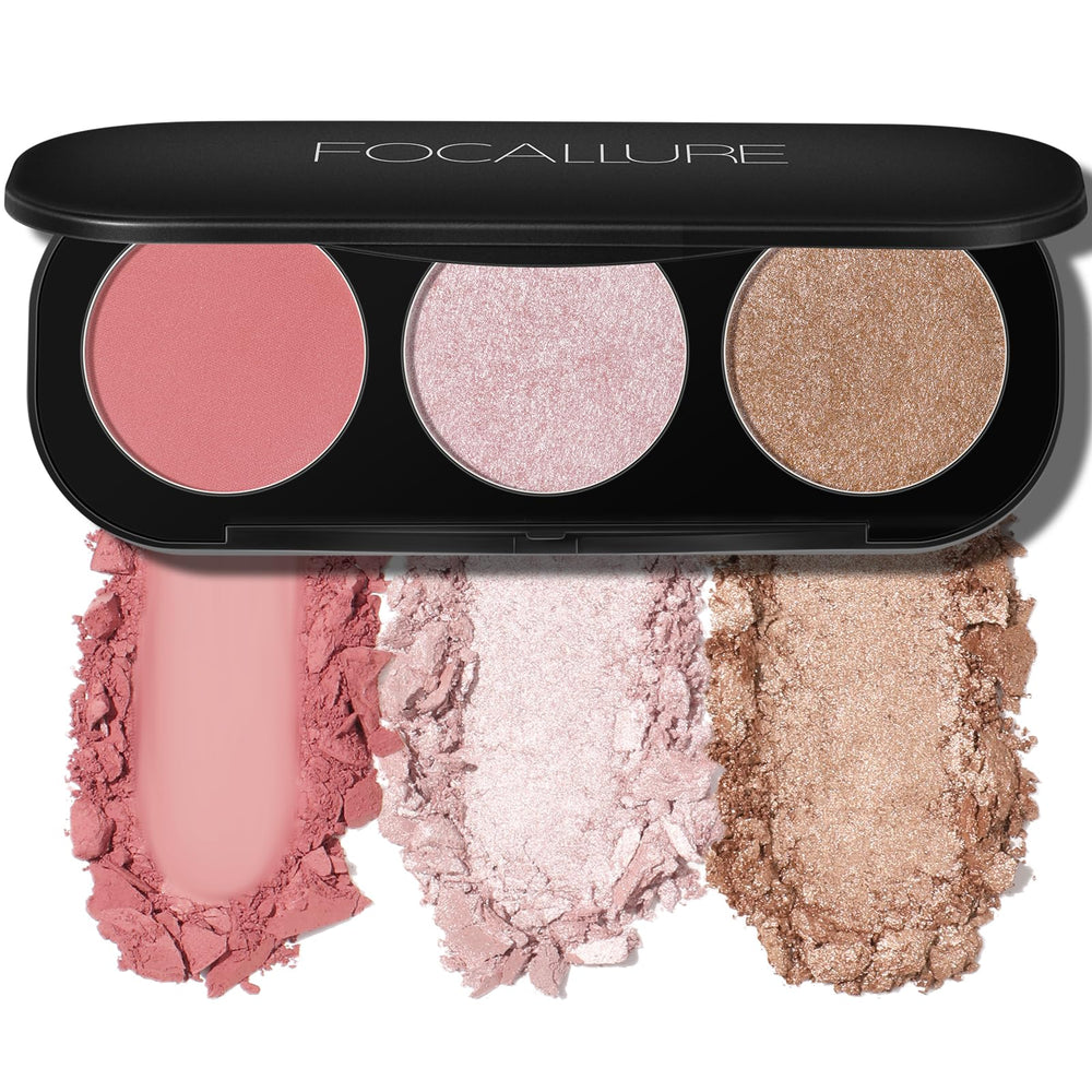 focallure front closed compact showing sleek packaging and travel convenience