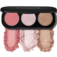 focallure front closed compact showing sleek packaging and travel convenience