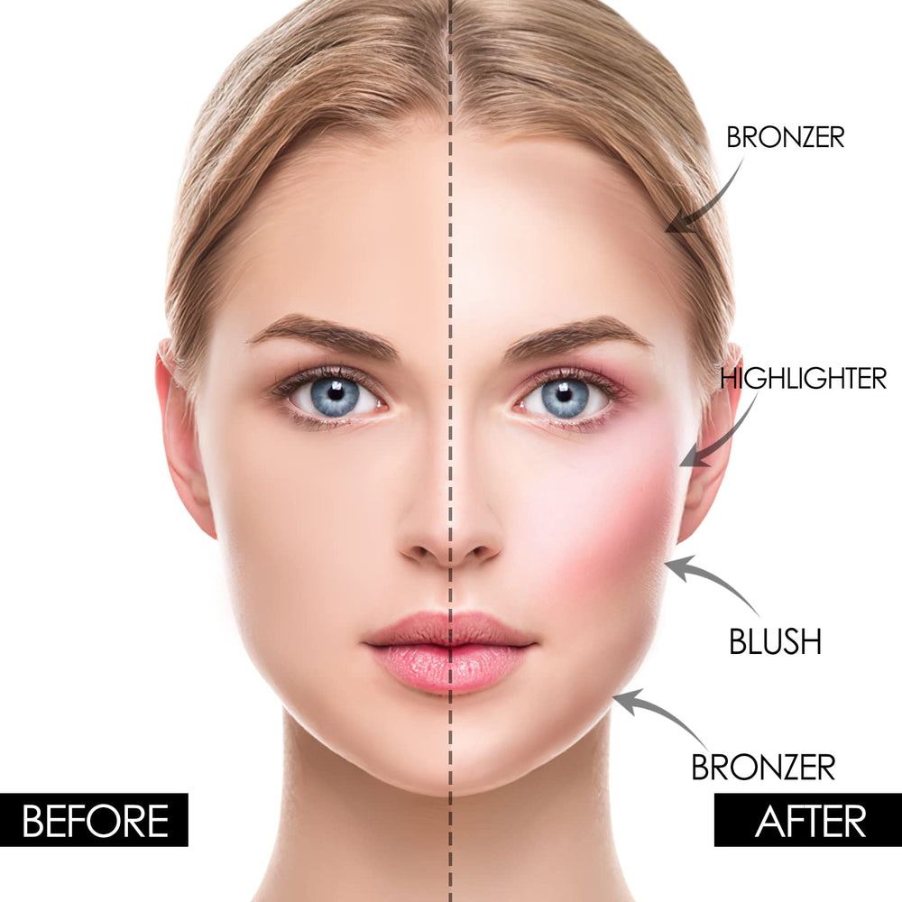 FOCALLURE palette held in hand to show compact size and travel-friendly benefit