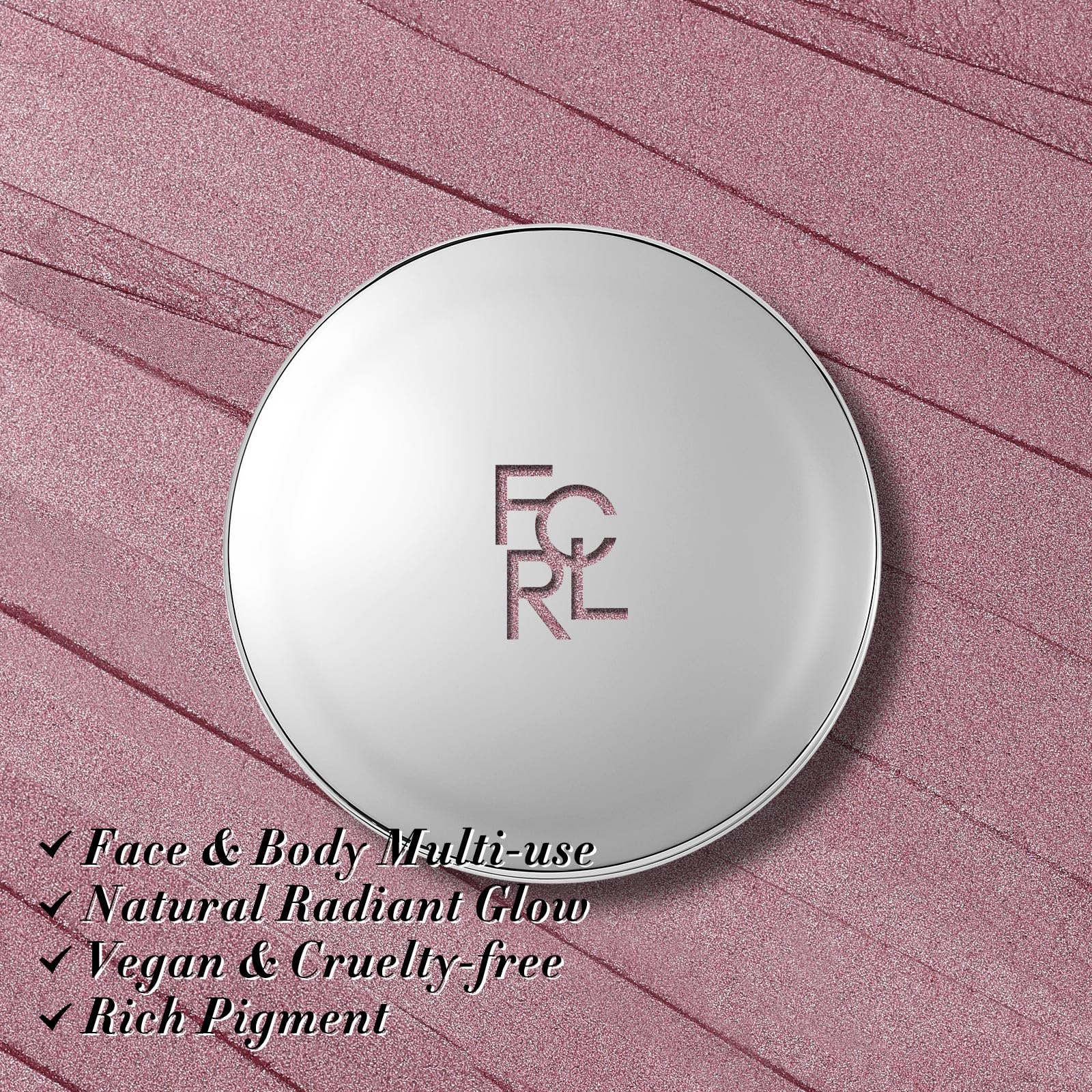 FOCALLURE PK01 packaging label close-up showing vegan and non-comedogenic claim benefit