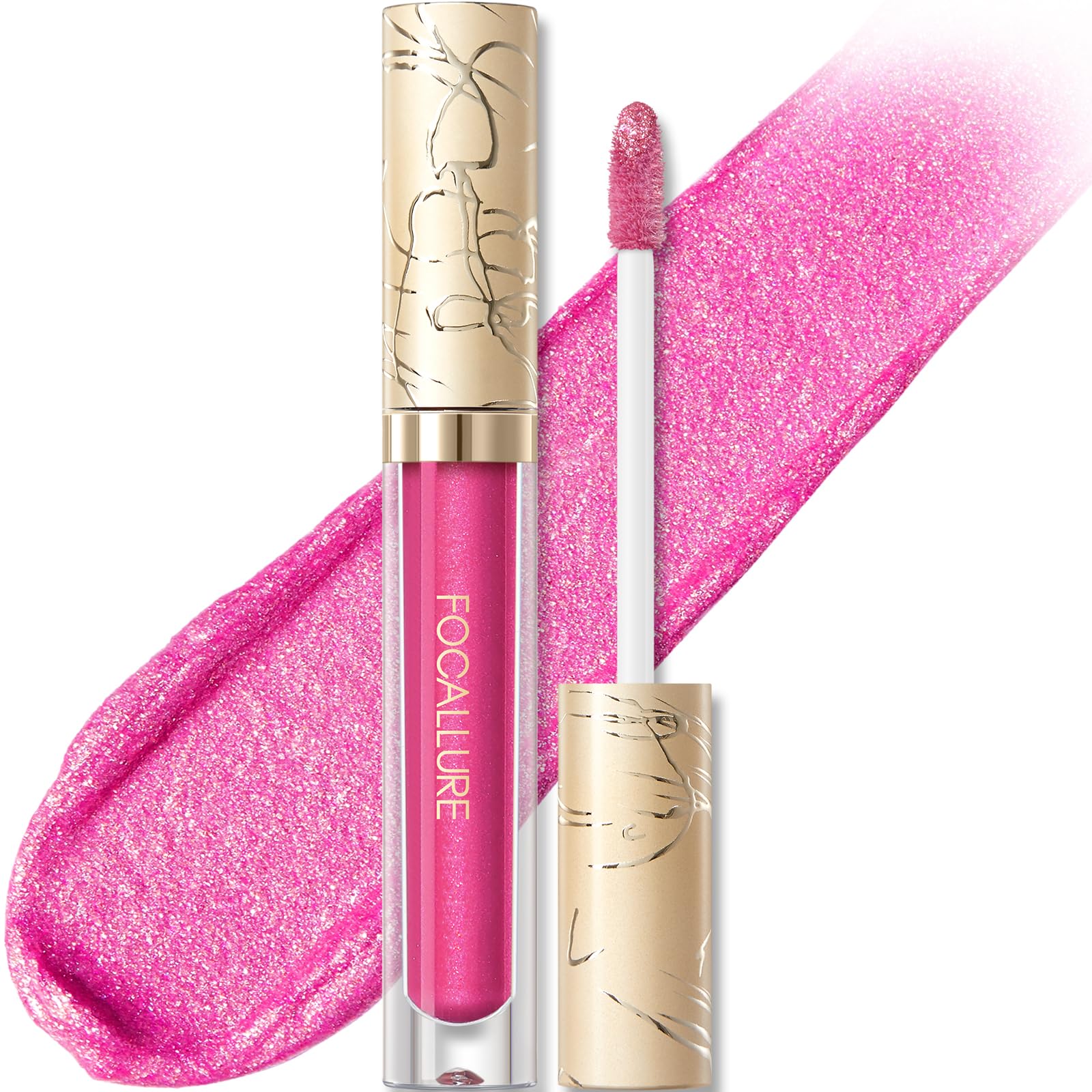 FOCALLURE front packaging showing shade PK05 and metallic finish benefit