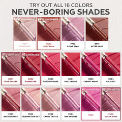 FOCALLURE open cap and visible label highlighting formula and shade identification benefit