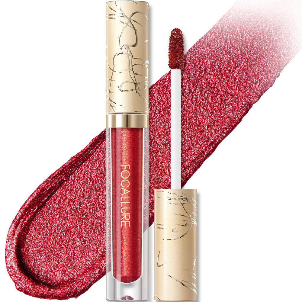 FOCALLURE RD02 front packaging showing shade and metallic finish benefit