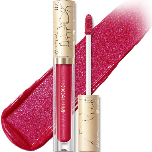FOCALLURE RD05 CHERRY BERRY front packaging showing bold metallic color and label benefit long-wear