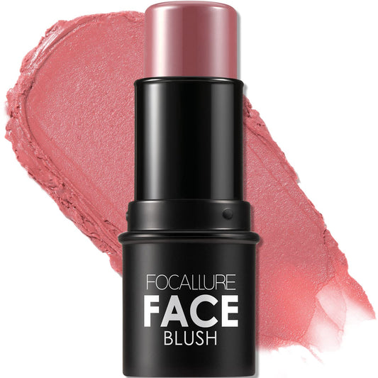 FOCALLURE ROSE MARBLE front packaging showing stick and cap, quick travel benefit