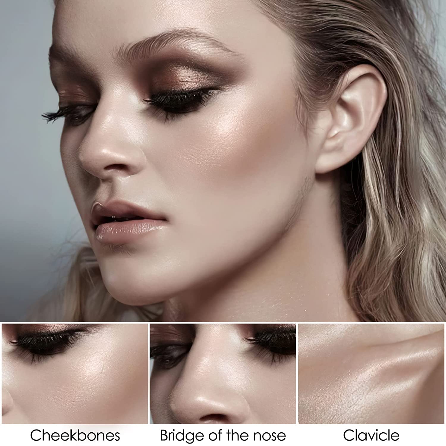 FOCALLURE shade swatches on arm illustrating true fair tones and buildable color payoff