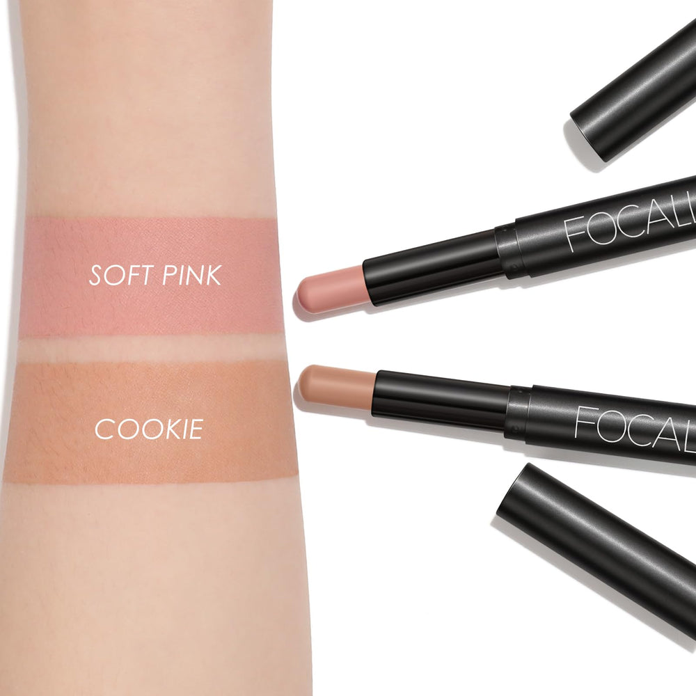 FOCALLURE shadow applied on eyelid showing blended crease and long-wear definition for polished look