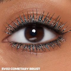 FOCALLURE slim applicator close-up displaying precision tip for controlled glitter placement