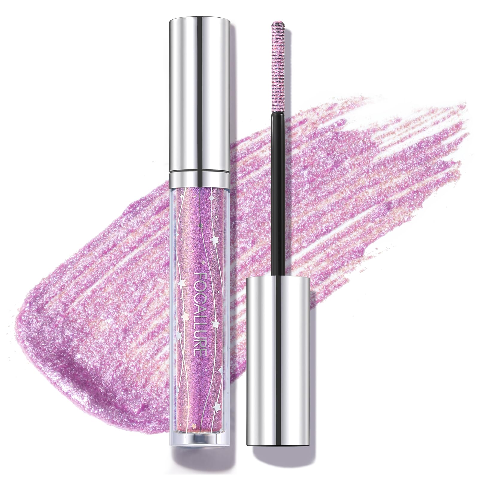 FOCALLURE front packaging showing purple multichrome topper and brand benefit