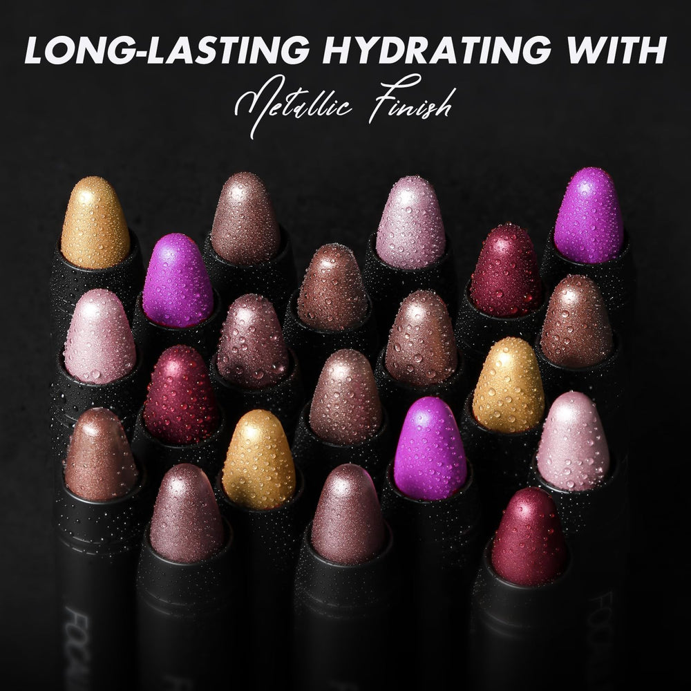 FOCALLURE lifestyle shot of lipstick in an evening look conveying confidence and long-wear benefit