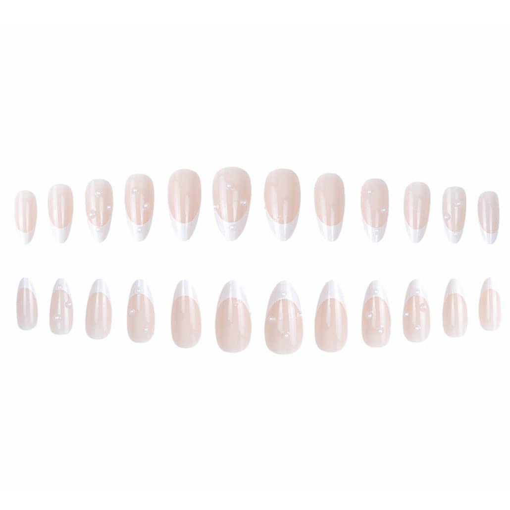 Foccna close-up on almond shape and pearl finish highlighting glossy professional look