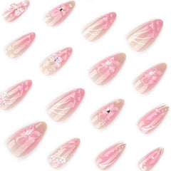 Foccna glossy soft-gel finish closeup highlighting salon shine and natural look