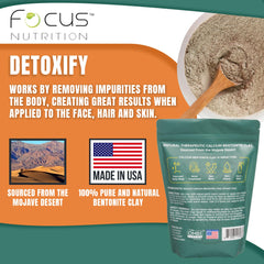 Focus Nutrition applied face mask showing even coverage and refreshed skin