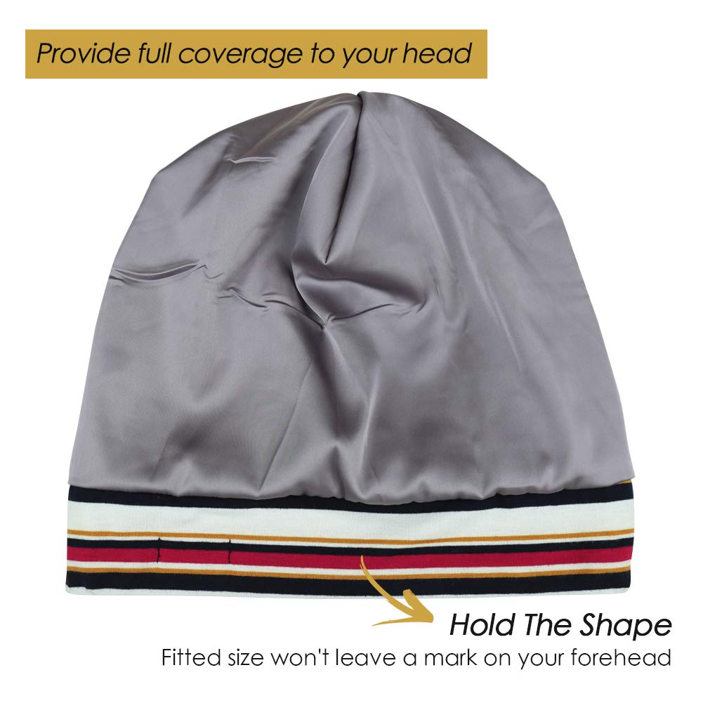 FocusCare satin lining close-up showing smooth fabric to reduce frizz