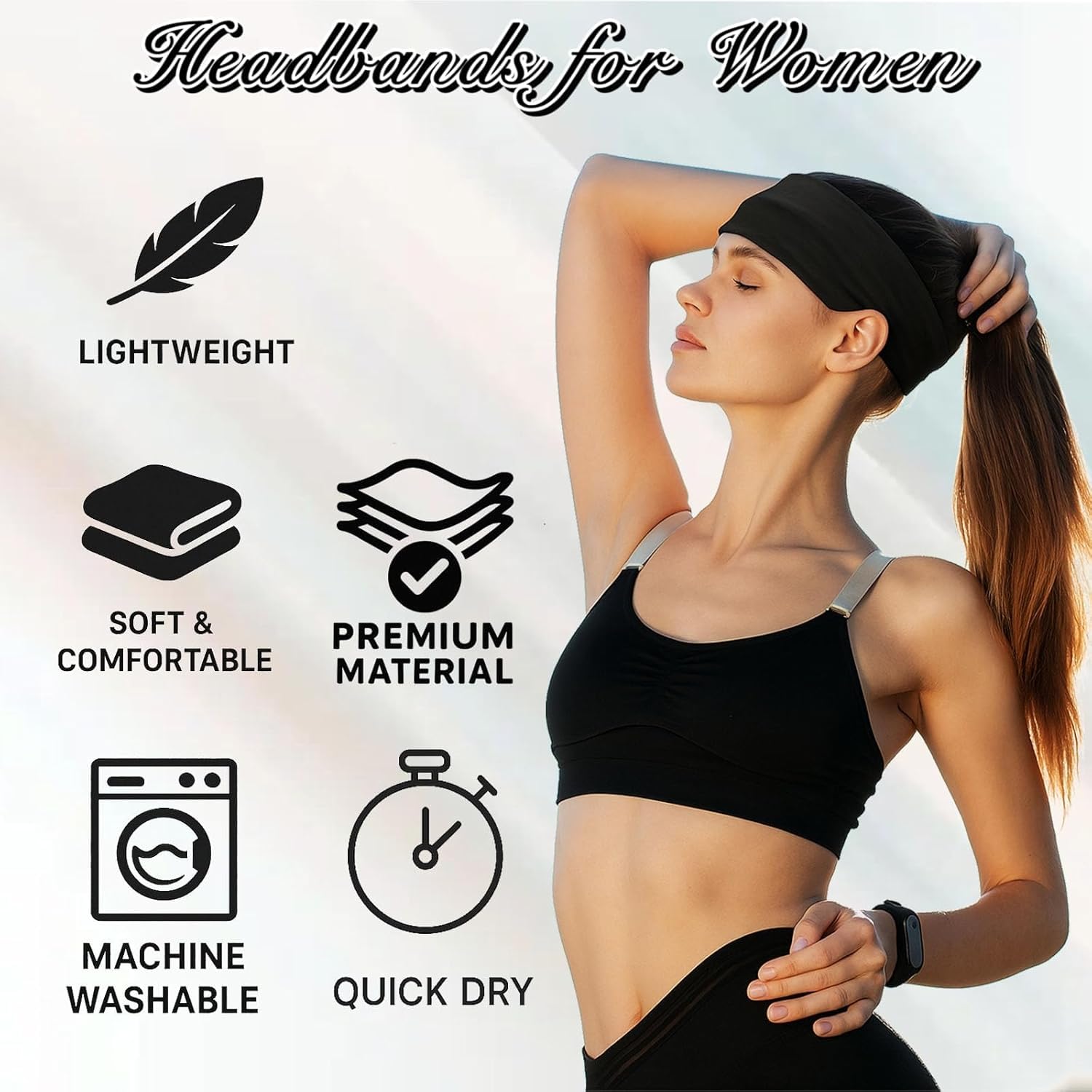 FODALUN on woman running demonstrating secure non-slip fit during activity