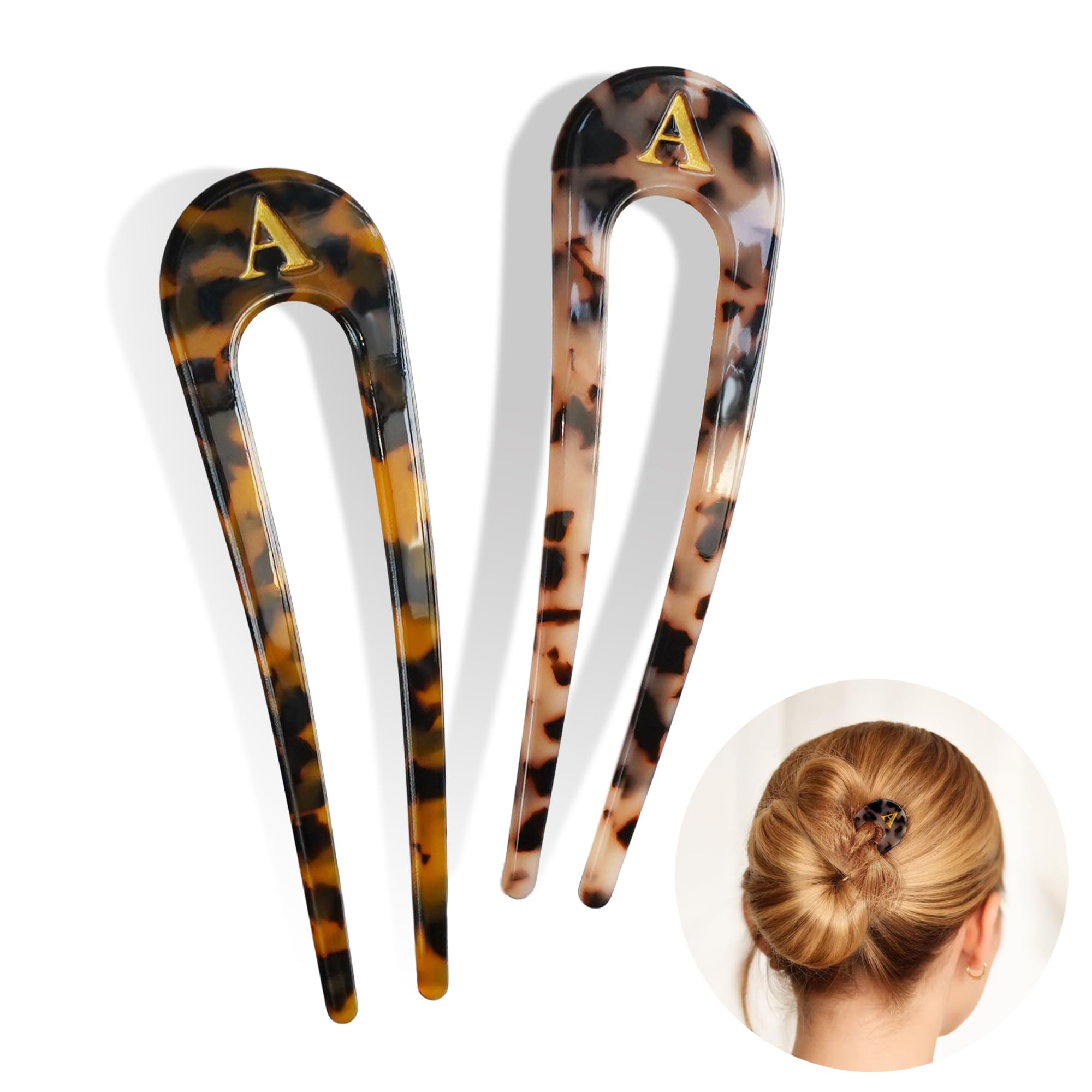 Fohufo front view showing tortoise shell pattern and secure hold benefit