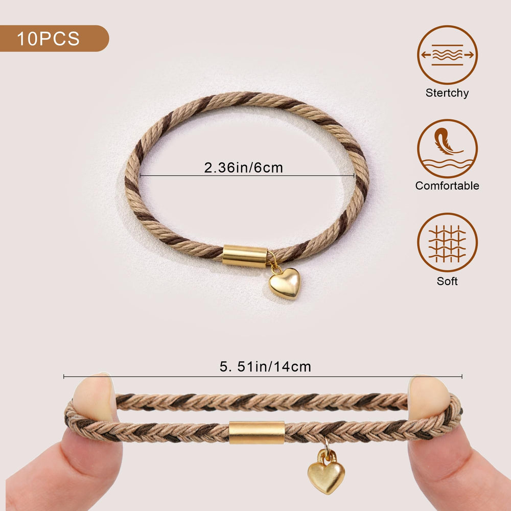 Fohufo hair tie securing a thick ponytail demonstrating strong non-damaging hold
